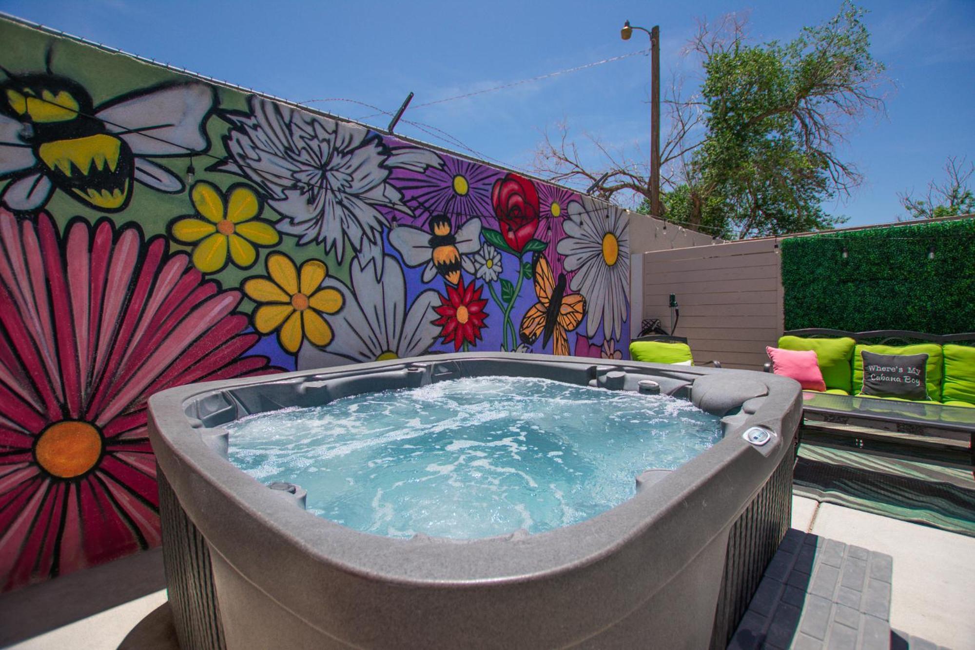 Bohemian Chic An Eclectic Escape-Hot Tub-Pet Friendly-No Pet Fees! Villa Albuquerque Luaran gambar