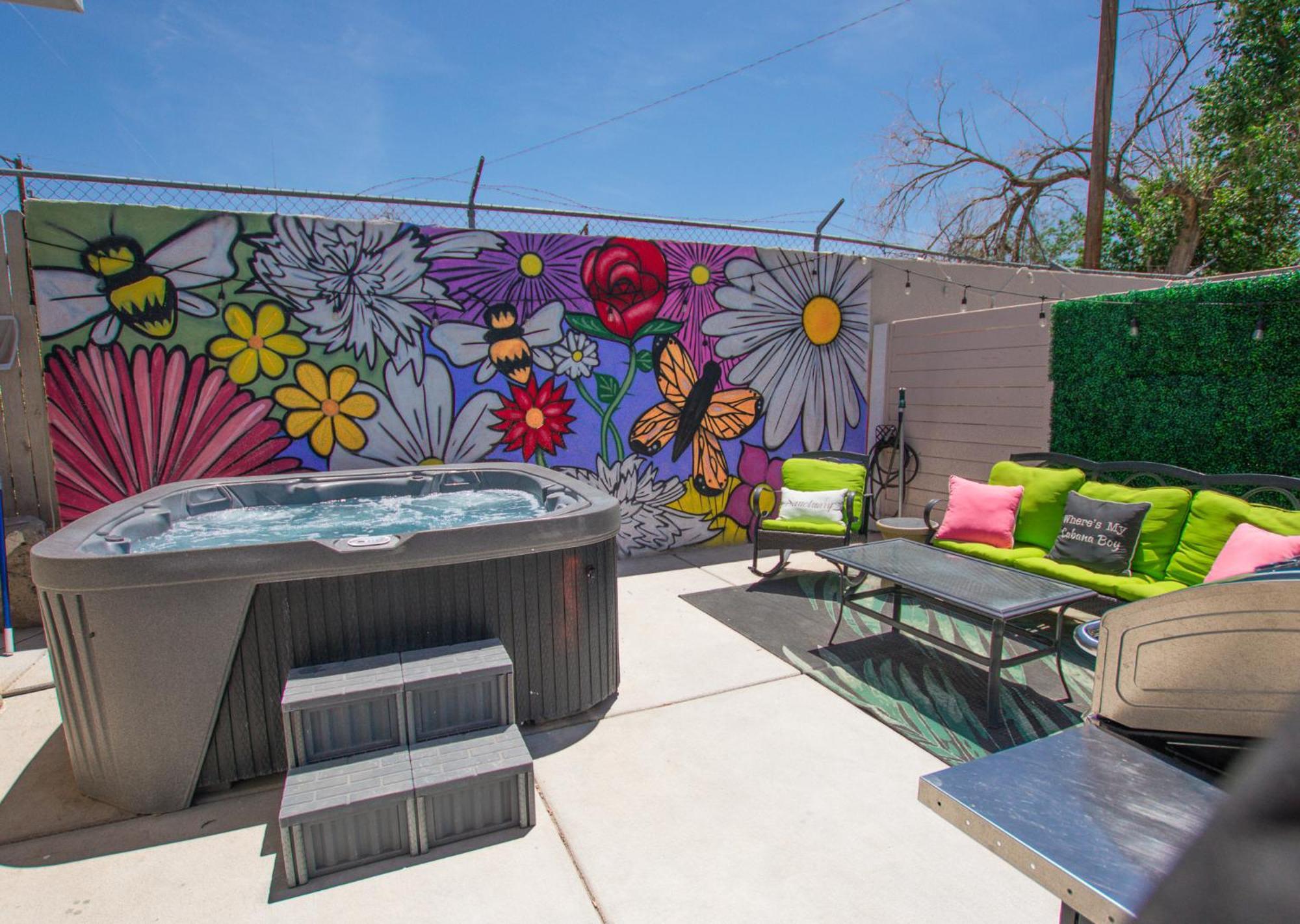 Bohemian Chic An Eclectic Escape-Hot Tub-Pet Friendly-No Pet Fees! Villa Albuquerque Luaran gambar